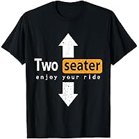 Amazon.com: Two Seater 2 Seats Word Play Innuendo T-Shirt T
