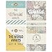 Big Dot of Happiness - World Awaits - Travel Theme Decorations for Women and Men - Wine Bottle Label Stickers - Set of 4