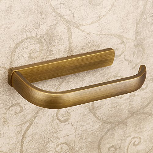 Leyden Retro Bathroom Accessories Solid Brass Antique Brass Finished Toilet Roller Paper Holder Lavatory Accessories Wall maounted - Thumbnail 3