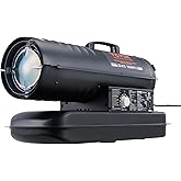 VEVOR Kerosene Forced Air Heater, 70000 BTU Portable Torpedo Diesel Space Heater with Thermostat, 5 Gallon Tank Energy-Effici