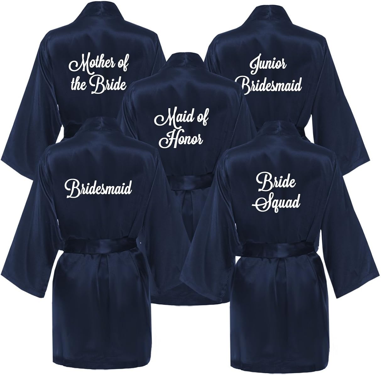 set of 5 bridesmaid robes
