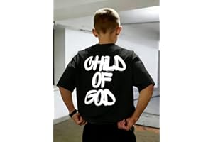 Boys Graphic Letter Short Sleeve T Shirt, Crewneck Tee Crew Neck Kids Summer Fashion Top