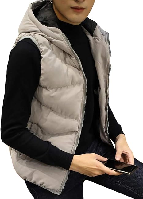 Amazon Mengfanメンズ ダウンベスト ベスト メンズ 中綿ベスト おしゃれ ベスト 秋 冬 メンズ カジュアル ダウンベスト お洒落 トップス ベスト 通販