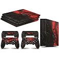 giZmoZ n gadgetZ PS4 Pro Console Spider Skin Decal Vinal Sticker + 2 Controller Skins Set