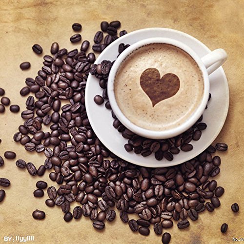 Sealike 2015 New Coffee Stencils Latte Art Template Cappuccino Art Stencils Pack of 16 with Stylus