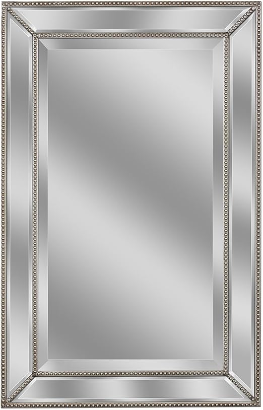 Amazon Com Headwest Metro Beaded Mirror Home Kitchen