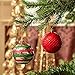 Valery Madelyn 24ct 70mm Joyful Red Green White Christmas Ball Ornaments, Shatterproof Christmas Tree Ornaments for Xmas Decoration