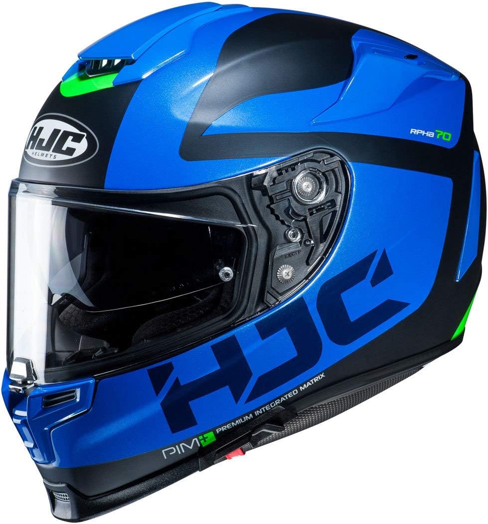 Motorcycle helmets HJC RPHA 70 BALIUS NC2SF, Noir/Bleu, S
