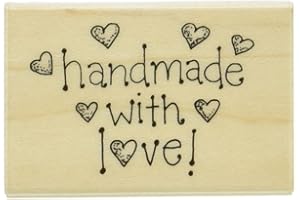 Hero Arts C1041 Wood Block Stamp, Handmade with Love