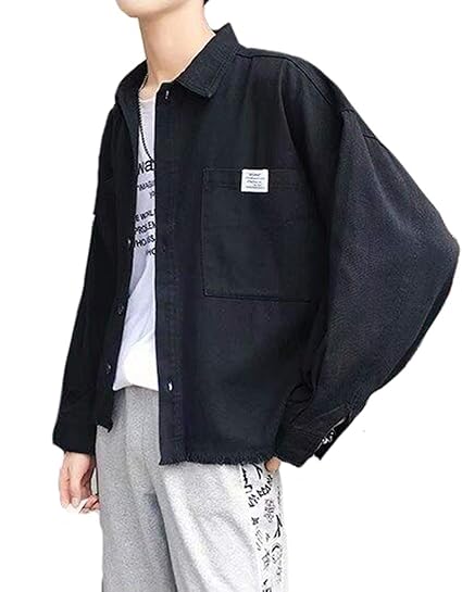 Amazon Co Jp Piite カーゴジャケット メンズ 春秋 学生アウター