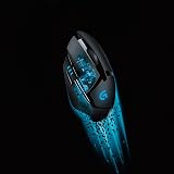 Logitech G402 Hyperion Fury Wired Gaming Mouse 4000 DPI 8 Buttons Black view 3