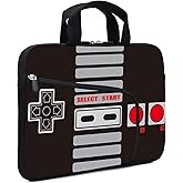 AMARY Laptop Sleeve 14"-15.6" Chromebook Case Ultrabook Case Notebook Sleeve PC Messenger Bag Tablet Case Neoprene Handle Sleeve for Men Women (Games)