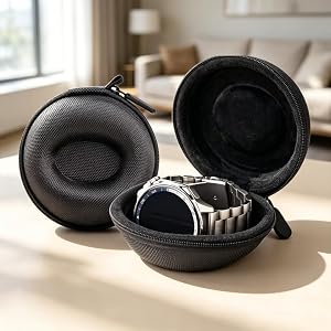 1pcs Travel Watch Case Portable Hard Shell Watch Storage Box,9.8 * 5.2cm