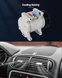 ECCPP A/C Compressor with Clutch 2011-2015 Fit for