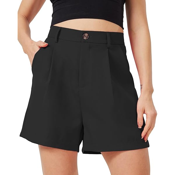 8ヤーズ♪ Pleated Shorts [Women’s] ブラック M PLEATED SHORTS ZW COLLECTION - Black | ZARA United States