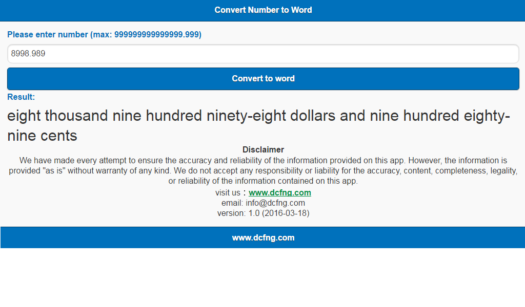 Arabic Number To English Word Amazon Com Appstore For Android
