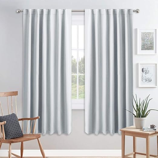Amazon Com Pony Dance White Curtain Panels Room Darkening Light