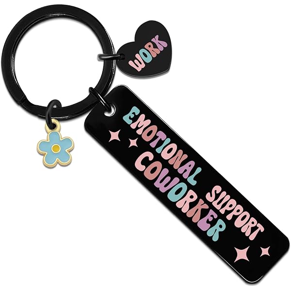 Emotional Support Coworker Keychain - Employee Leaving Gift, Retirement Present For Colleagues - View #8