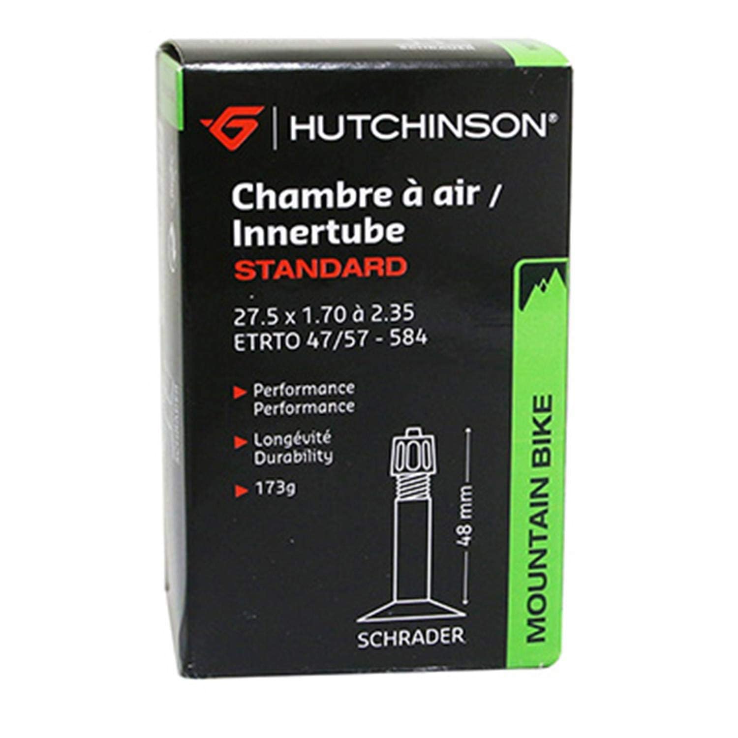 Hutchinson C27VSH Inner Tube 27.5 x 1.70/2.35 (48-584 to 62-584)