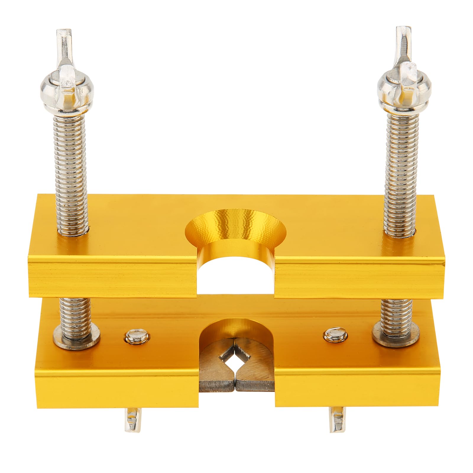 MuzcYM Adjustable Mouthpiece Puller Tool Mouthpiece Puller Remover Holder Tool for Brass-Wind Instruments Trumpet, Trombone, Horn（Gold）