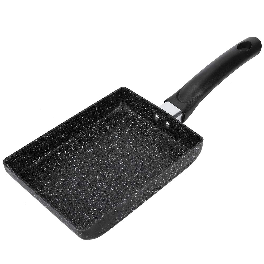 Frying Pan - Japanese Omelette Egg Pan Nonstick Omelette Steak Frying Pizza Cooking Pot Kitchen Supplies for Induction Cooker(1#)