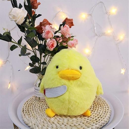 duck plush knife