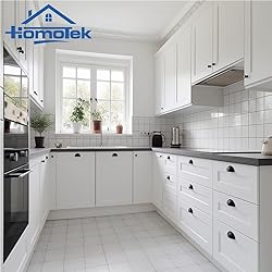 HOMOTEK 5 Pack Drawer Bin Cup Pulls Dresser Pulls