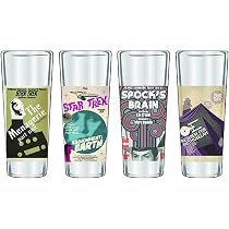 Amazon.com | Star Trek The Original Series Fine Art Shot Glasses ...