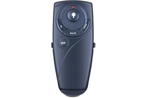 RETROSUN UC7083T Ceiling Fan Remote Control Replacement for Hampton Bay with Light Dimmer, 3 Speed Control, Wall Mount Only Remote, No Reverse