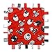 Genius Baby Toys High Contrast Soft Animal Lovey with Tags - Soft Taggies for Babies to Grasp - Reversible Lovey for Sensory Relief - Cute Sheep Pattern