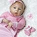 Paradise Galleries Reborn Baby Doll in Lifelike Flextouch Silicone Vinyl Little Lara, 20 inch Weighted Girl Doll, 5-Piece Set
