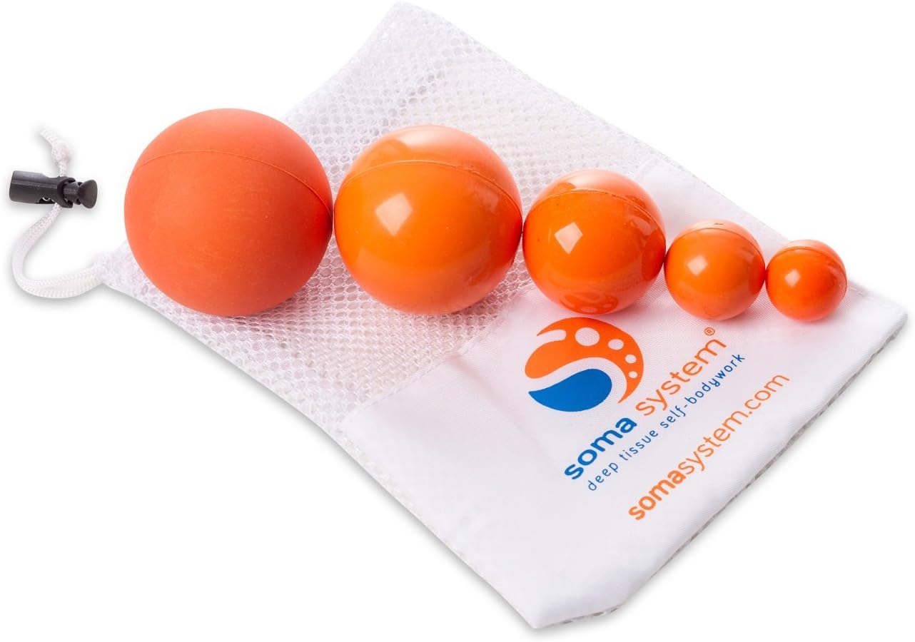 Soma System Massage Therapy Ball Set for Deep Tissue SelfMassage, Myofascial Release, and