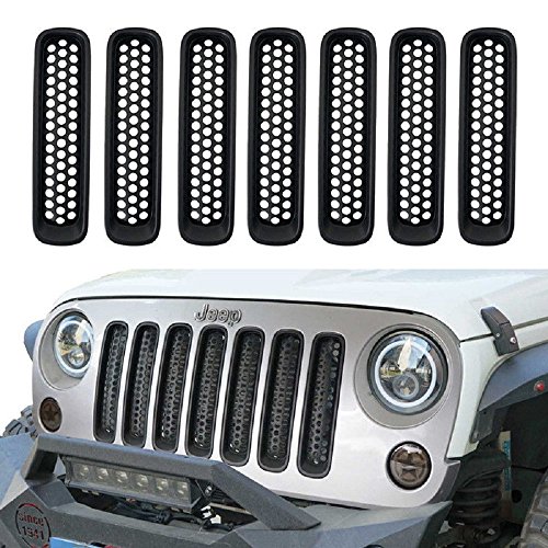 Buy DIYTuning Clipin Matte Black Mesh Grill Mesh Grill Insert for Jeep