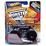 King Krunch Hot Wheels Monster Jam Purple Die Cast Truck 1:64 with Crushable Car X8989