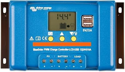 Victron Energy BlueSolar PWM-LCD USB 12/24V 30A Charge Controller