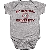 North Carolina Central University Official Circle Logo Unisex Infant Snap Suit for Baby