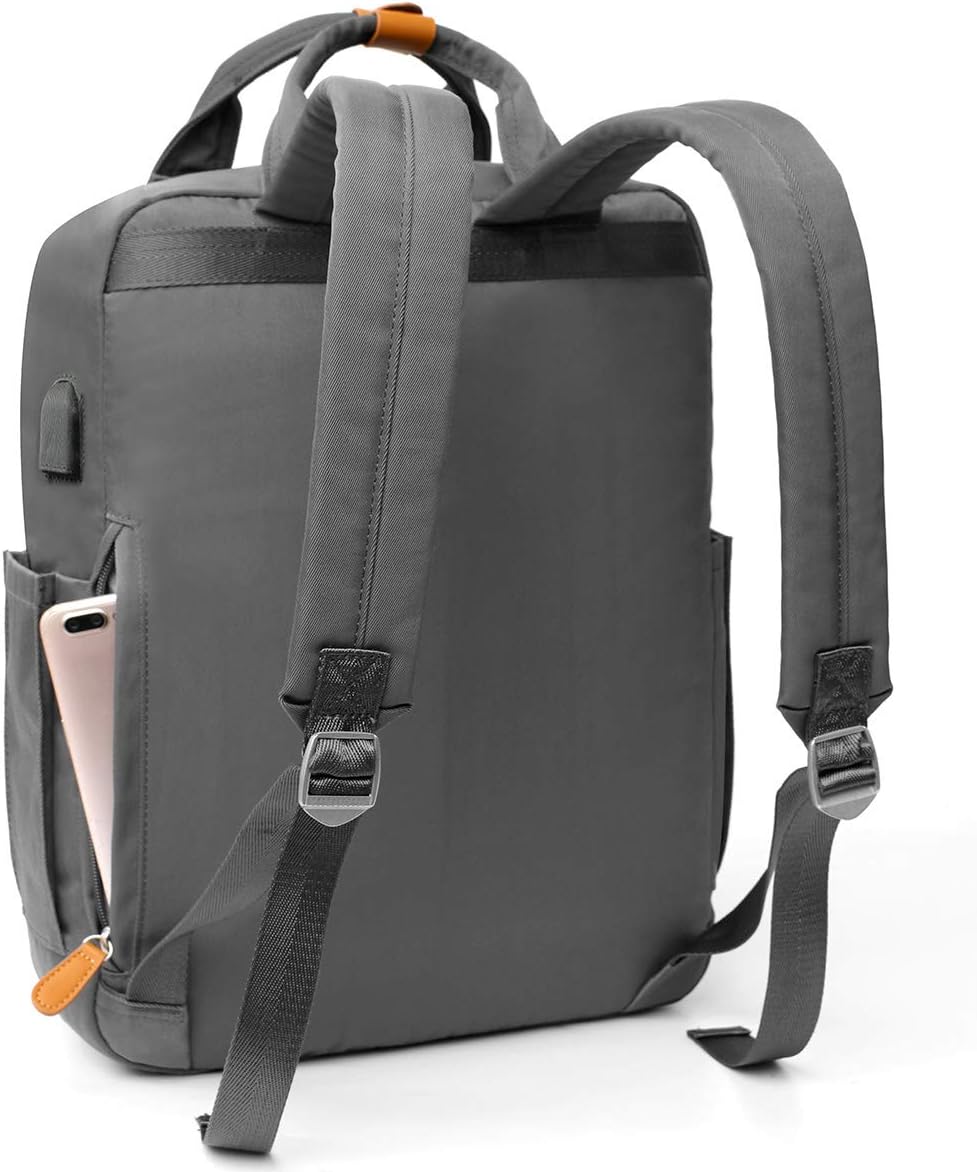 YAMTION Backpack Men and Women for School College,for Boys and Girls, Gja31-darkgray, 15.6" - Image 5