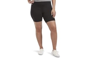 HUE Womens High Waist Blackout Cotton Bike ShortsHosiery