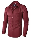 Alimens & Gentle Men's Dress Shirts Long Sleeve
