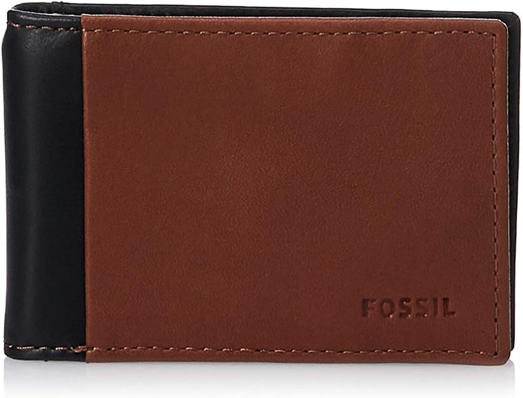 Fossil Men's Ward BiFold Wallet, Black, One Size Amazon.co.uk Clothing
