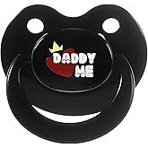 Innocenceisle Bigshield Adult Sized Pacifier: Cute Paci Black for Anxiety - Soft Silicone Large Nipple Binky for Autism
