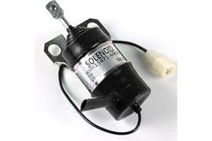HIRINTOL 15471-60010 052600-1001 12V Fuel Shutoff Stop Solenoid 052600-1000 for Kubota B1250 B1550 B1750 B2150 L2250 L2650 L3010 L35 R400 R420 R520 M4030 M4900