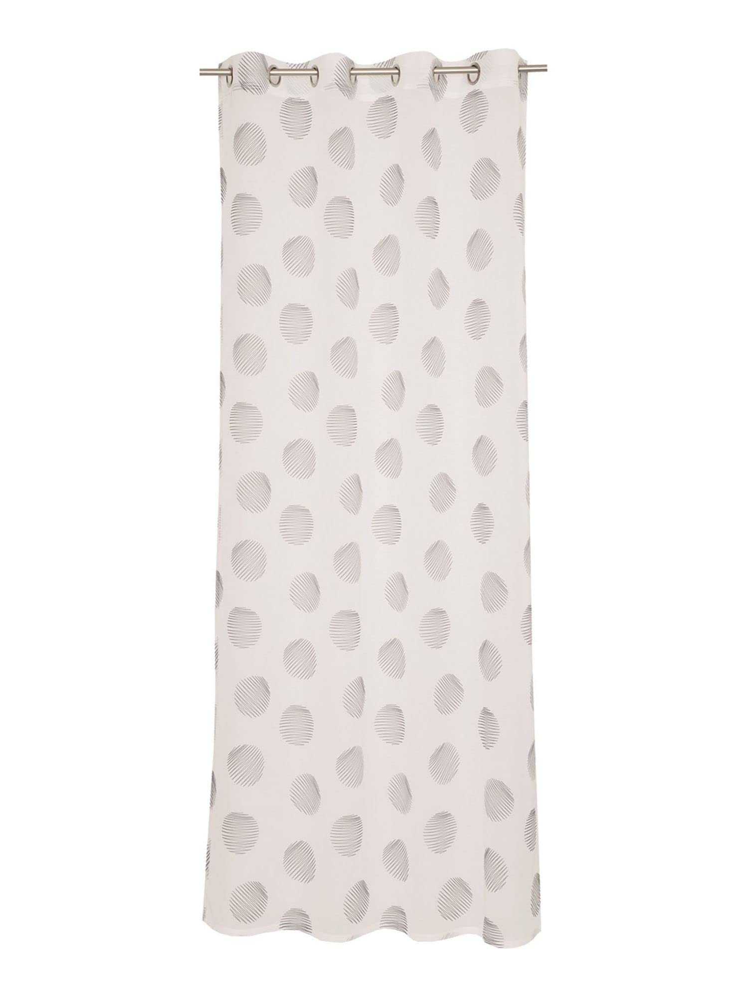 ESPRIT Eyelet Curtain, Fabric, Black, 250 x 140 cm