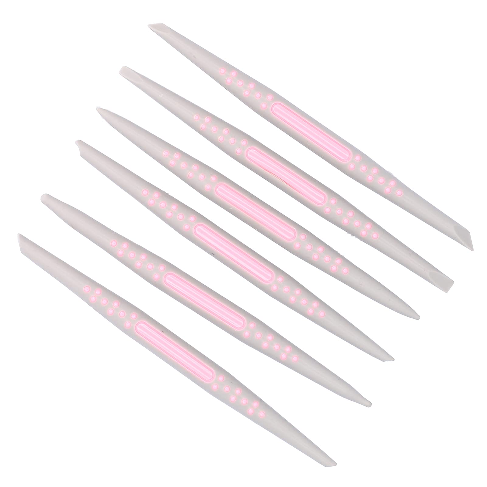 AUNMAS 6Pcs Fondant Pen, 16.5cm / 6.5in Plastic Fondant Fondant Carving Sculpting Pen Set Cake Decorating Modeling Pen DIY Cake Supplies Sugar Modeling Shaper Decor Tool for DIY Handcrafts