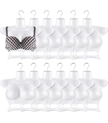 fella4stores Basic Damentorso 34/36, vollgeformt & bruchsicher, Modepuppe, Schaufensterfigur & Mannequin aus PE Kunststoff, selbststehend, ideal für Kleiderpräsentation & Dekoration, Weiß