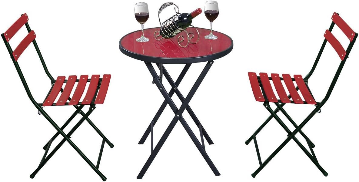 Amazon.de: Bistro Set Balkonset Eisen Möbel Gartengarnitur Sitzgruppe