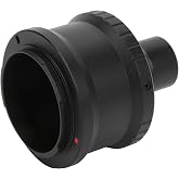 Lens Adapter, 23.2mm Microscope T Mount Tube T2 Mount Camera Adapter for E Mount Camera, M42x0.75 Interface, for Biological Microscope
