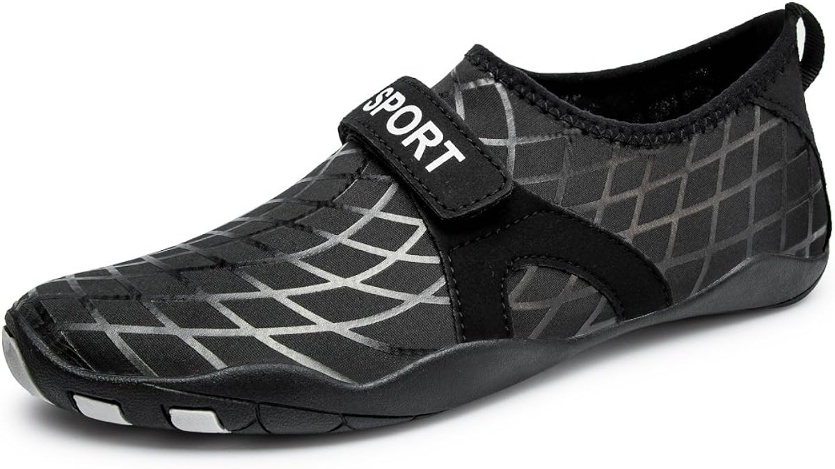 IBaste Wassersportschuhe Kinder Wasserschuhe Strandschuhe Badeschuhe Surfschuhe Tanzschuhe Aquaschuhe Fuer Jungen Und Herren Rutschfeste Gummisohle Super Leicht Und Sehr Gut Gedaempft Rd S