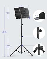 Donner Sheet Music Stand Foldable with Light Kit Carry Bag DMS-1 view 5