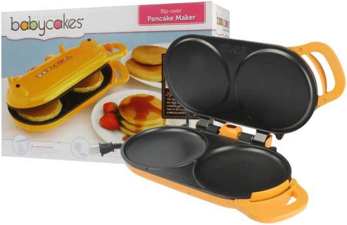 Babycakes flipover pancake Maker Naranja Hogar y Cocina